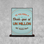 DECO POSTER TE VOLVERIA A ELEGIR