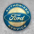 PLACA CIRCULAR FORD SERVICE