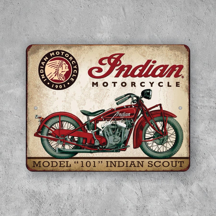 PLACA INDIAN MODEL 101