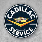 PLACA CIRCULAR CADILLAC SERVICE