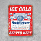 PLACA CERVEZA BUDWEISER