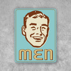 PLACA BATH SIGN MEN