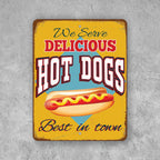 PLACA HOT-DOGS