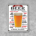PLACA BEER AROUND THE WORLD