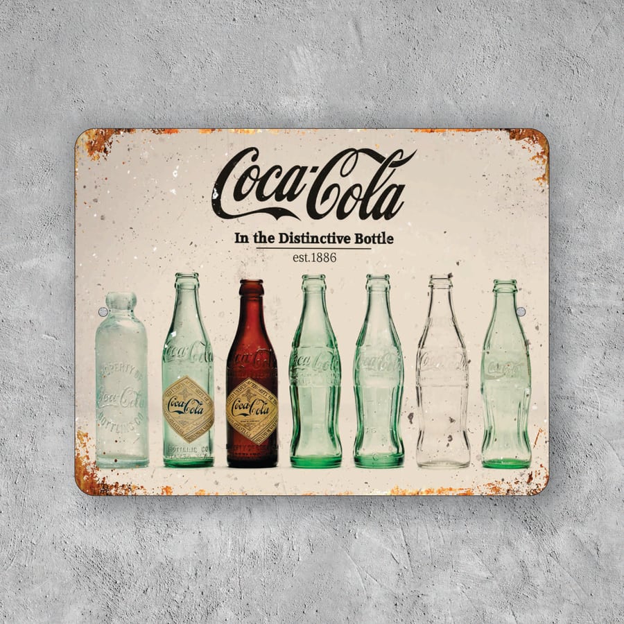 PLACA COCA-COLA EST 1886