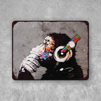 PLACA MONKEY MUSIC ART