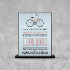 DECO POSTER LA VIDA ES COMO
