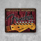 PLACA FENDER GUITARRA