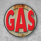 PLACA CIRCULAR GAS