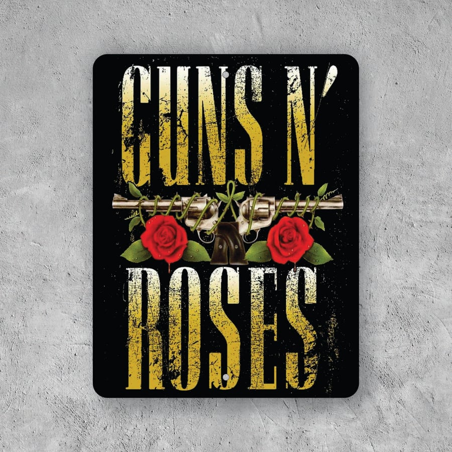 PLACA GUNS N ROSES CLASSIC