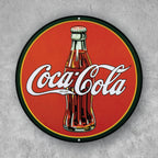 PLACA CIRCULAR COCA-COLA CLASSIC