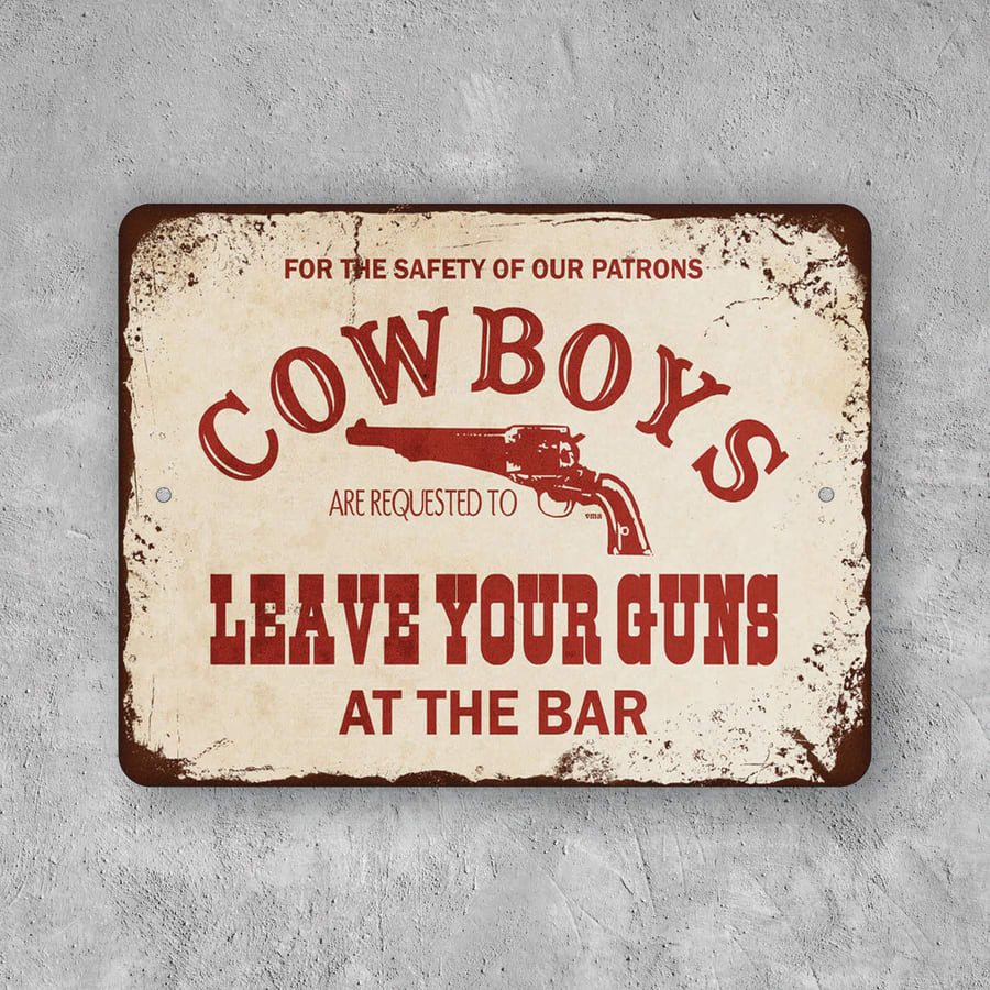 PLACA COWBOYS