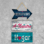 DECO PUERTA BIENVENIDOS
