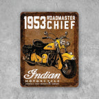 PLACA INDIAN MOTORCYCLE 1953