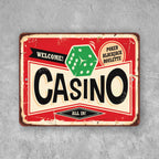 PLACA WELCOME CASINO