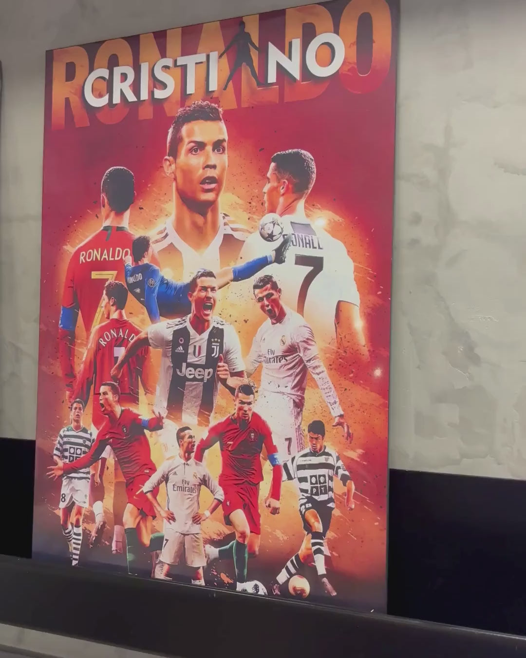COLECCIÓN POSTER CRISTIANO RONALDO (3 unidades)