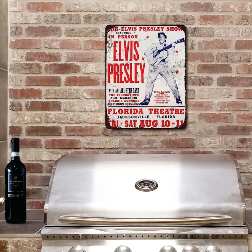 PLACA CARTEL ELVIS PRESLEY