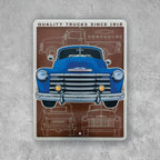 PLACA CHEVROLET PICKUP 1918