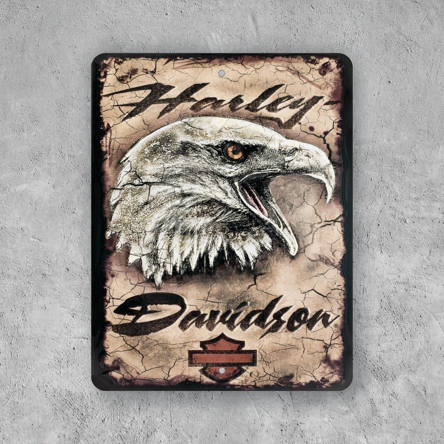 PLACA HARLEY-DAVIDSON AGUILA
