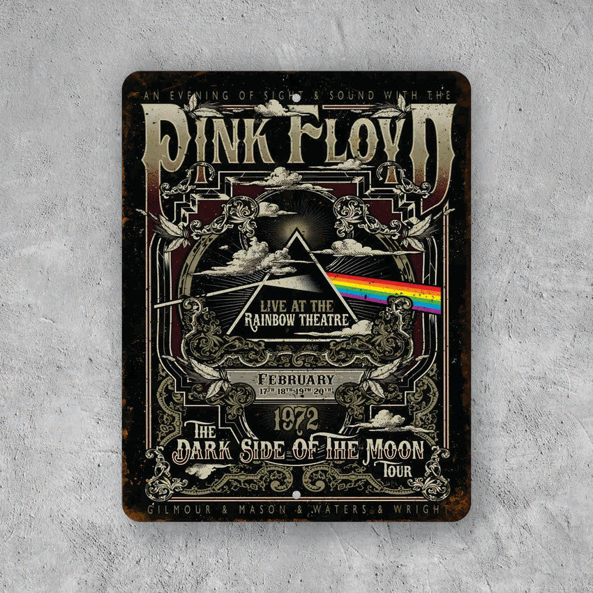 PLACA PINK FLOYD TOUR