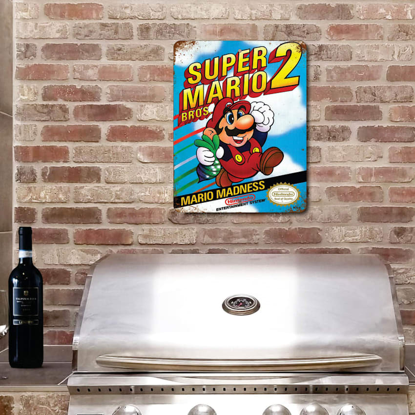 PLACA SUPER MARIO 2