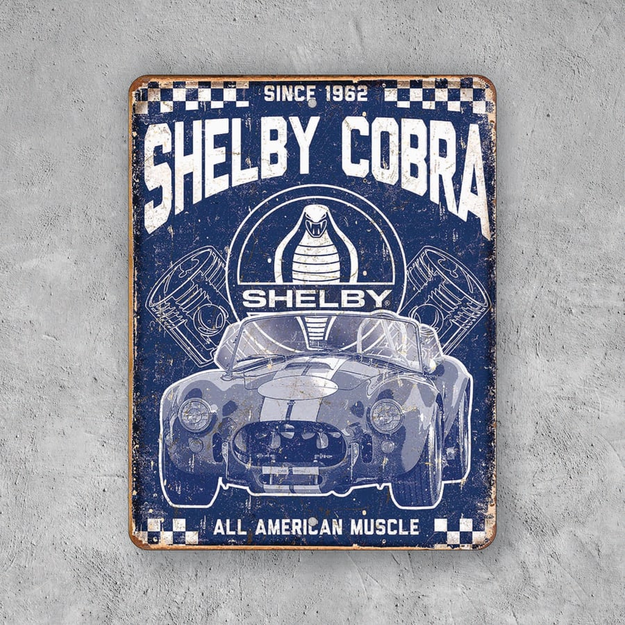 PLACA SHELBY COBRA
