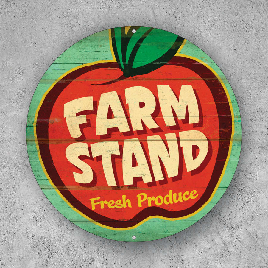 PLACA CIRCULAR FARM STAND