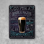 PLACA STOUT BEER BREWNIVERSITY