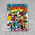 PLACA MARVEL SECRET WARS