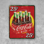 PLACA COKE 25 CENT