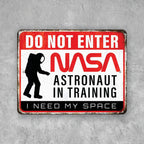 PLACA NASA ASTRONAUT