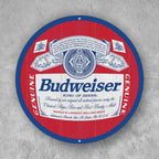 PLACA CIRCULAR GENUINE BUDWEISER