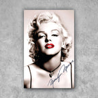 POSTER MARILYN MONROE SIGNED