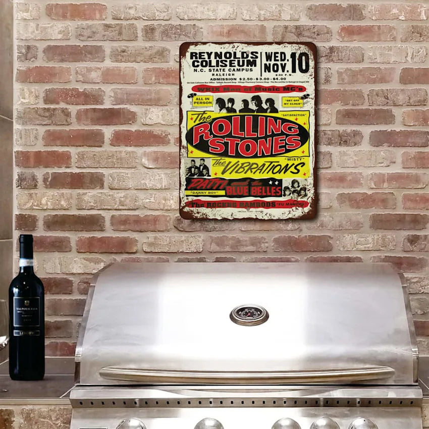 PLACA ROLLING STONES VIBES