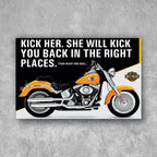 POSTER HARLEY-DAVIDSON MOTORCYCLE