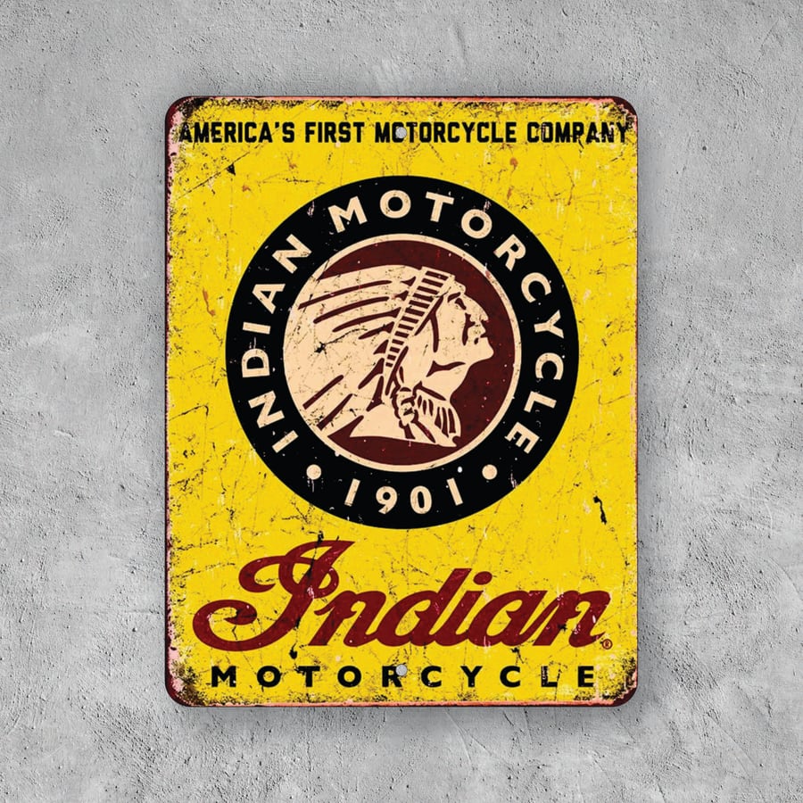 PLACA INDIAN MOTORCYCLE