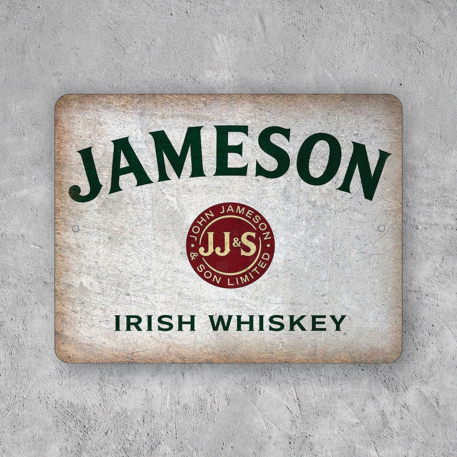 PLACA JAMESON WHISKEY