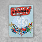PLACA JUSTICE LEAGUE DC COMICS