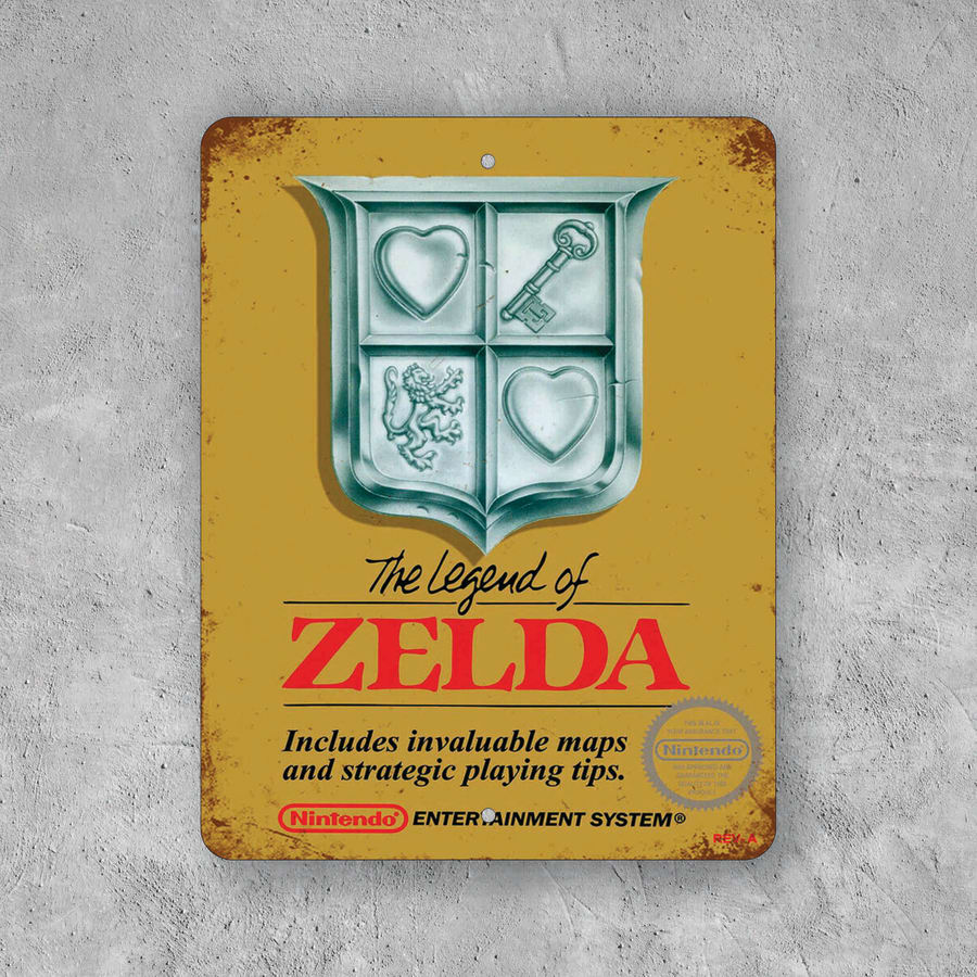 PLACA LEGEND OF ZELDA