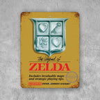 PLACA LEGEND OF ZELDA