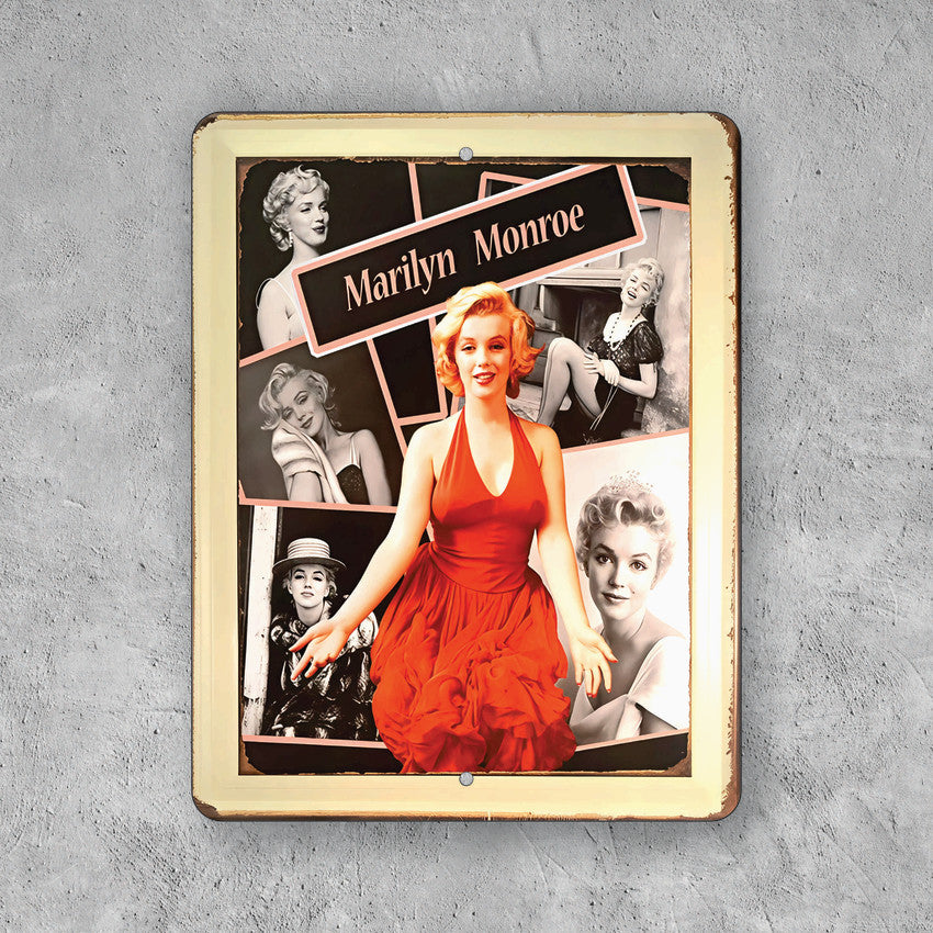 PLACA MARILYN COLLAGE