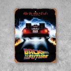 PLACA VOLVER AL FUTURO