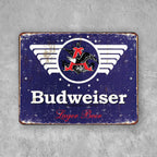 PLACA BUDWEISER LAGER BEER