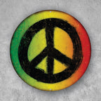 PLACA CIRCULAR PEACE