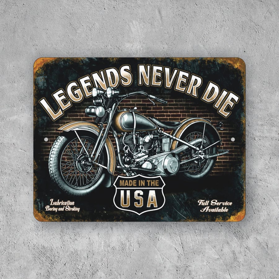 PLACA LEGENDS NEVER DIE