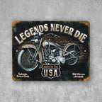 PLACA LEGENDS NEVER DIE