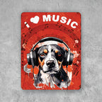 PLACA I LOVE MUSIC