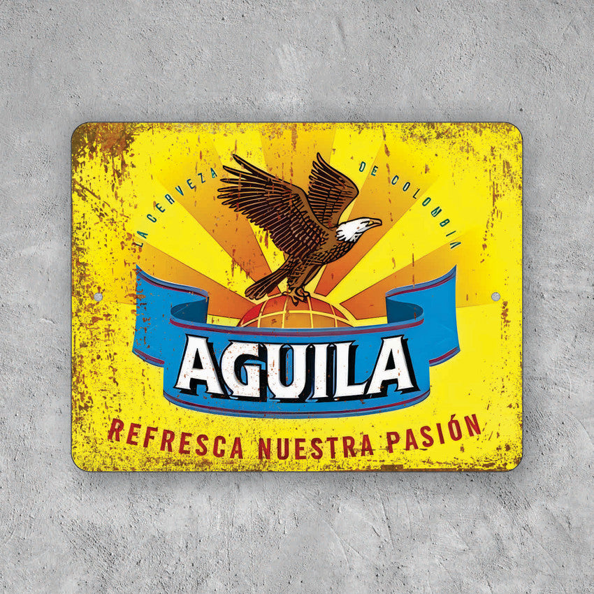 PLACA CERVEZA AGUILA
