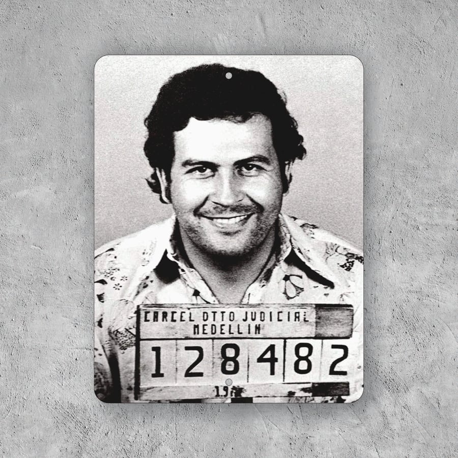 PLACA PABLO ESCOBAR